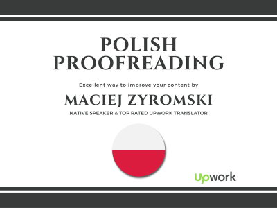 Professional POLISH language PROOFREADING
