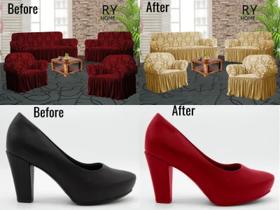 Color change - Recolor -Color correction photo / products