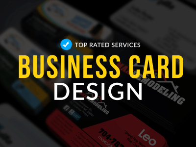 A business card design