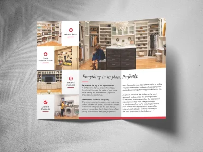A Great B2B/B2C Marketing Brochure for print or web usage with icons.