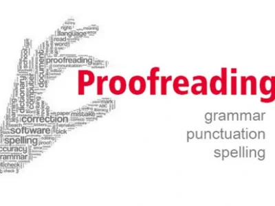 Amazing work from me as a proofreader and editor