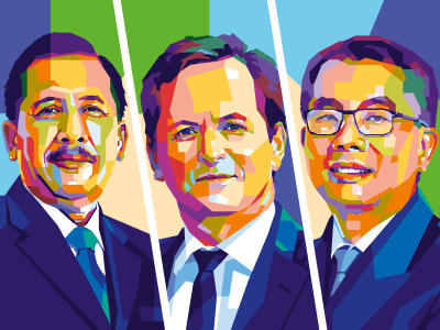 A fantastic WPAP pop art portrait style