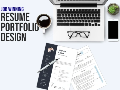 A job-winning resume, portfolio or cover letter design