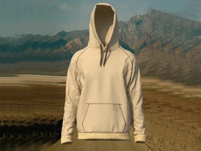 A professionally looking 3D turnable render of your garment