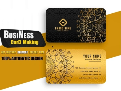 Attractive Business Card ✨
