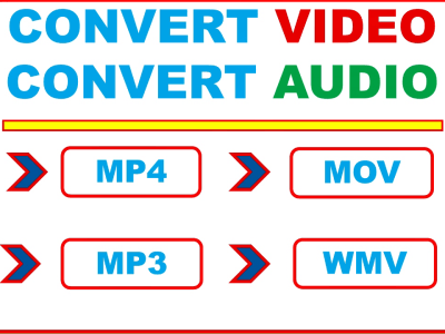 Your video converted from MOV to MP4, MP3 or any other format