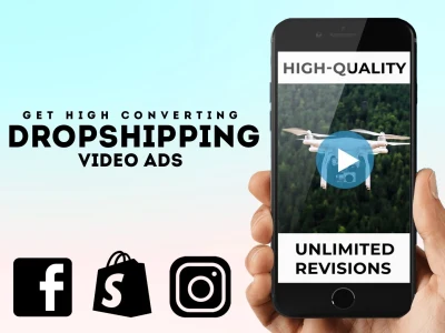 Eye-catching shopify and facebook dropshipping video ad