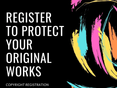 A copyright registration of your original work in the U.S., & Canada