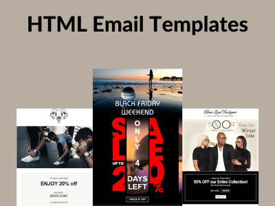 HTML Email Templates & Newsletters