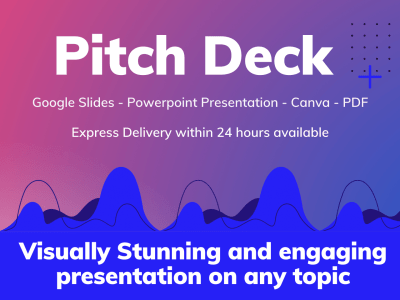 Professional Branded Pitch deck for your Company within 24 hrs