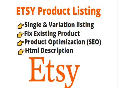 Etsy Product Listing with Etsy SEO