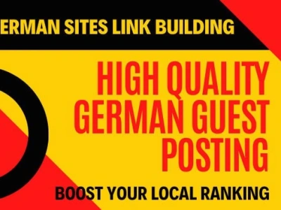 Guest Posts On High-Quality GERMAN SITES