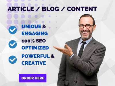 A Unique & IMPRESSIVE Quality Article/Blog/Content - Articles & Blog Posts