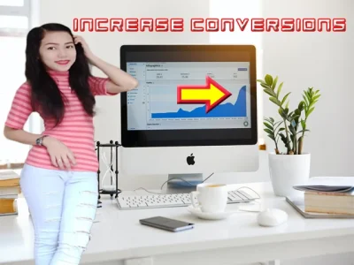 An organic traffic via SEO and increase conversions via Facebook ads