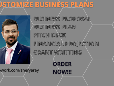 Customize business plan with financial projections