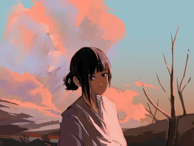 A character illustration in a anime/manga art style