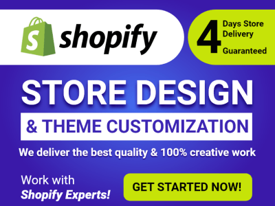 A astonishing & mind-blowing Shopify Store Design with QUICK DELIVERY