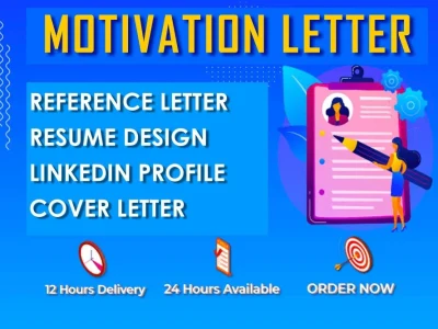 A top quality cover letter/resume/motivation letter and LinkedIn profile