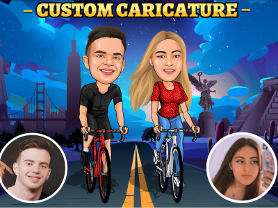 Fantastic custom Portraits & Caricatures from photo
