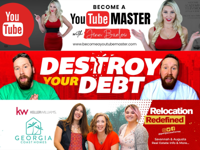 Youtube banner with profile picture