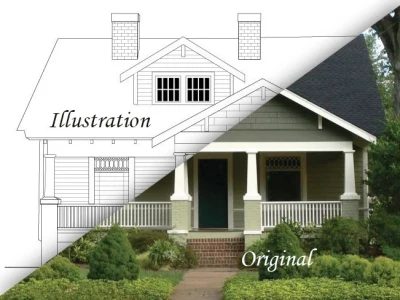 Linework of your Logo | Raster Image | Visual