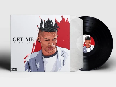 Professional animated album cover art or single cover