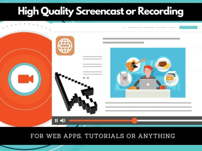 A screencast for web apps, tutorials, software or anything