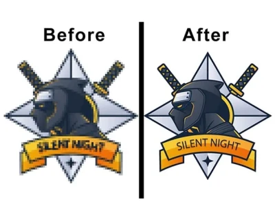 Recreate vector logo and vectorize your logo