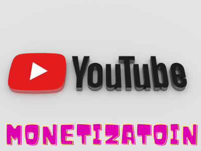 A YouTube channel monetization