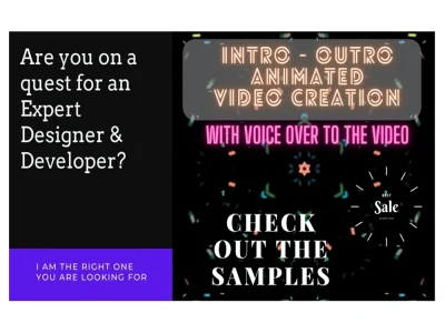 An animated Intro/Outro video for your Introduction | Logo | Portfolio |