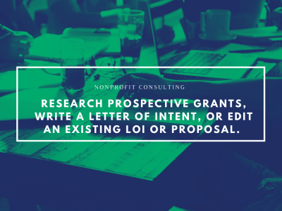 A thoroughly researched list of prospective grants for your nonprofit
