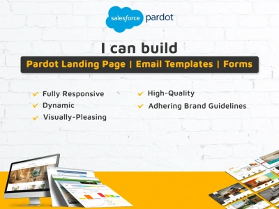 A responsive and editable Pardot Landing Page | Email Template | Forms