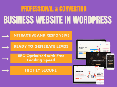 Professional and fully responsive wordpress website | Upwork