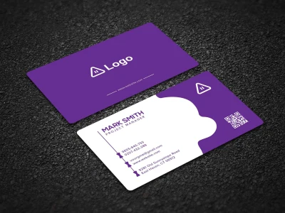 Unique business card design, letterhead design, and simple logo design