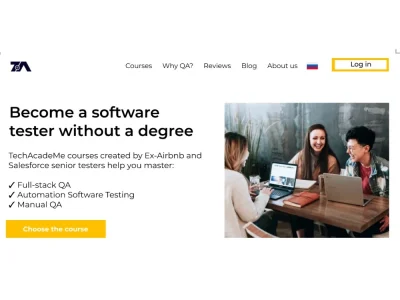 A high converting landing page/home page.