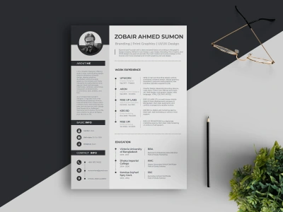 A Modern Resume Design to Stand Out Among Other Applicants