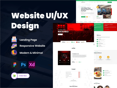 Website ui ux designer