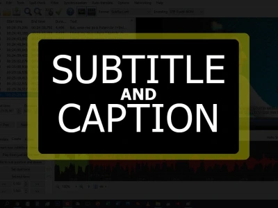 Subtitles or closed captions.