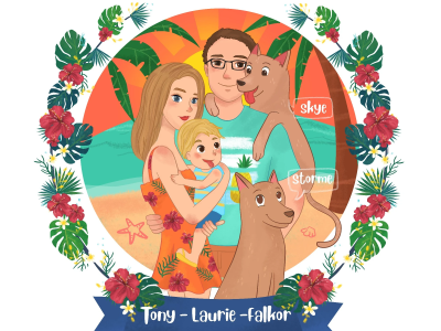Fairy Tale styled Cute Couple Portrait - High Res