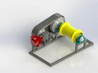 A 3d model designed by mechanical design engineer