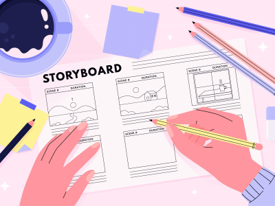 Professional Storyboard for your Explainer Videos, and TV Commercial