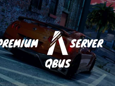 Fivem roleplay qbus server with premium scripts