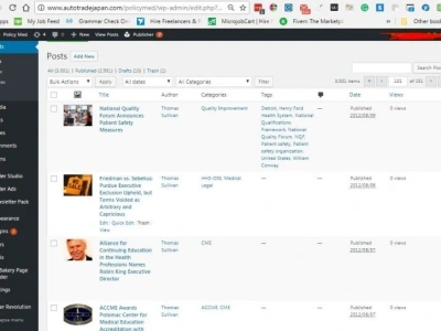 WordPress Data Entry for blog posting, Product Listing, Article Posting