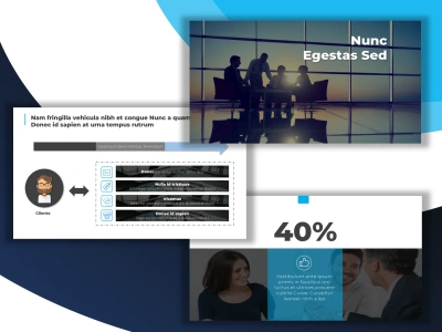 A professional branded presentation/ pitch deck