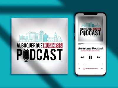 Modern, Minimalist, Professional Podcast Cover Artwork Design