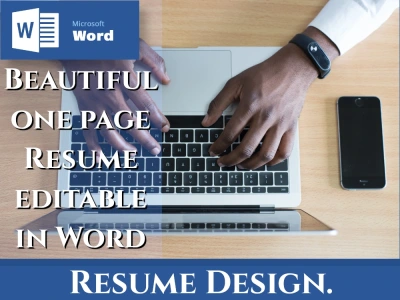 A revamped resume/cv tailored to your next job and editable in Word