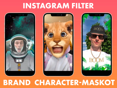 Instagram filter or mask, AR effect for your brand or page (Spark AR)