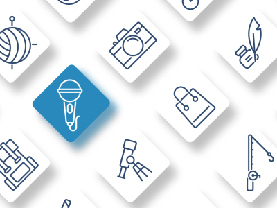 Premium quality custom icons for your web and app buttons
