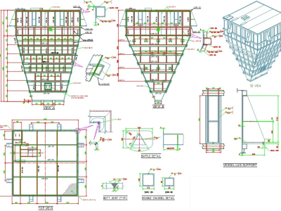 Steel Structure Detailing for Fabrication and Erection of steel structure