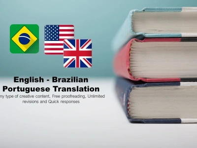Accurate English to Brazilian Portuguese translation for any content